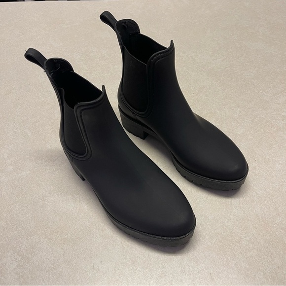 Jeffrey Campbell Cloudy Rain Boot Black Matte - Black size 36 - Picture 2 of 10